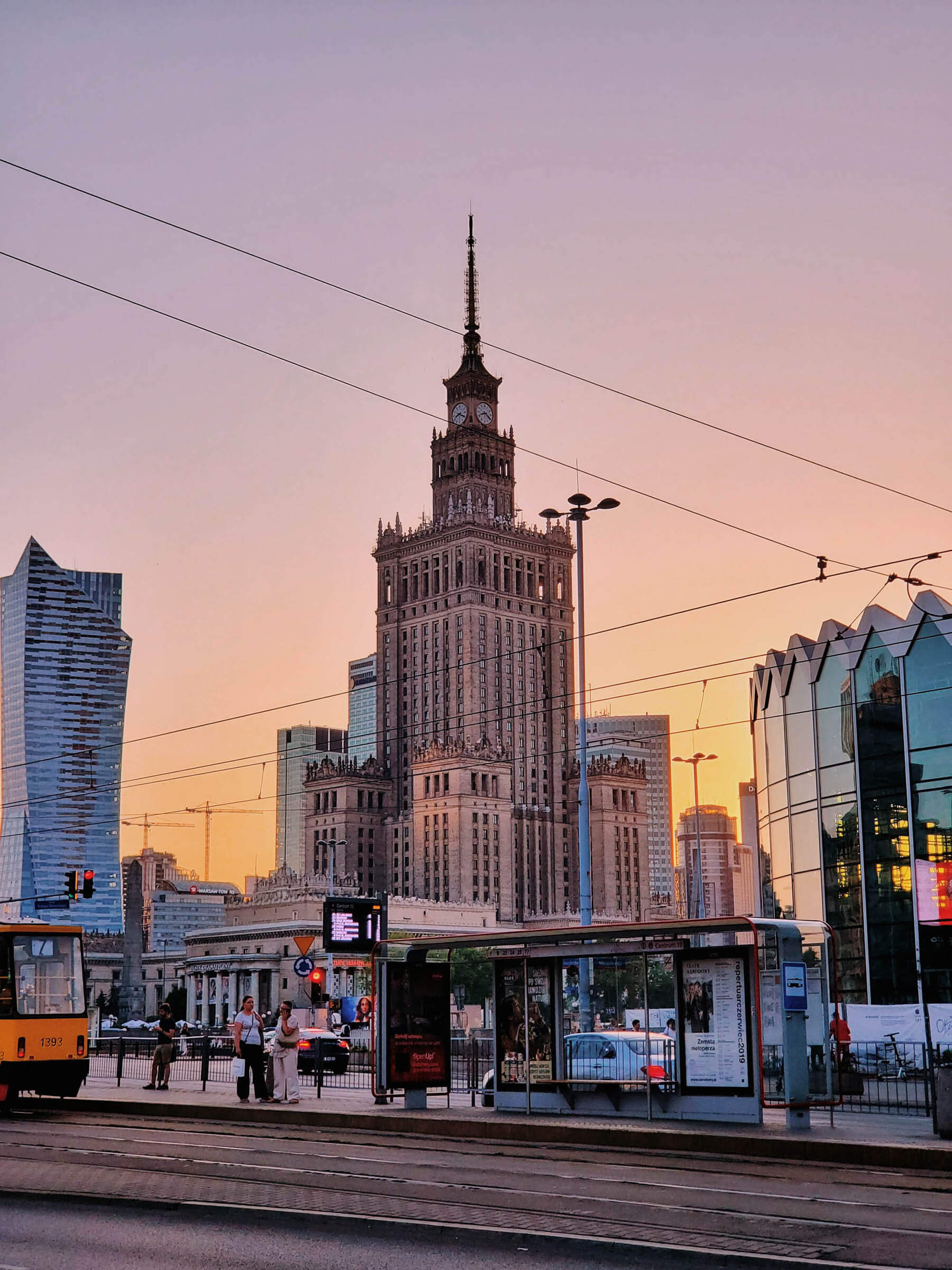 Kultur- och vetenskapspalatset Warszawa turist