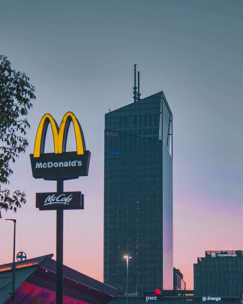 Priser på McDonald's Warszawa
