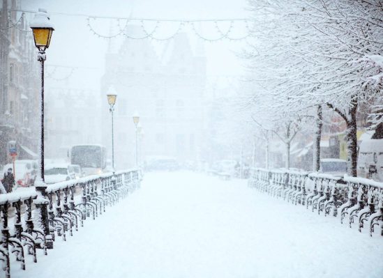 Vinter i Warszawa