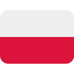 Flagga Polen.